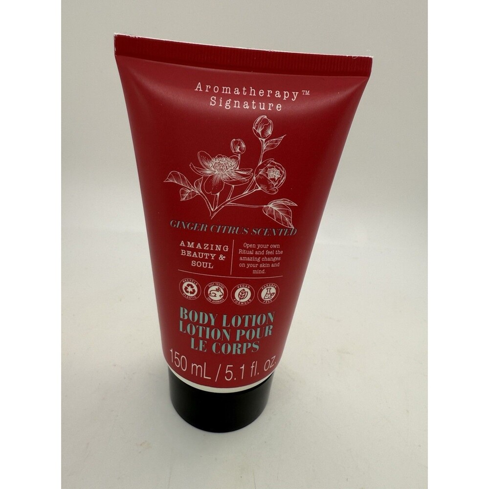 Aromatherapy Signature Ginger  Citrus Body Lotion 150ml/5.1FLOZ SEALED‎